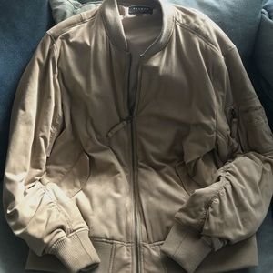 PacSun Classic Bomber Jacket Beige Mens XL